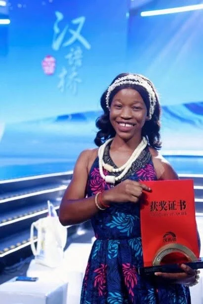 Nigerian Student Shines Globally After Winning Chinese Language Proficiency Prize
